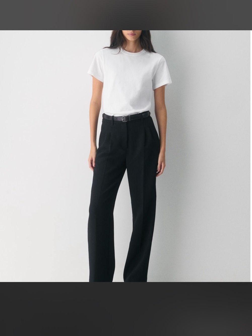 Aritzia The Effortless Pant™ Black Short Height Women's Size 6